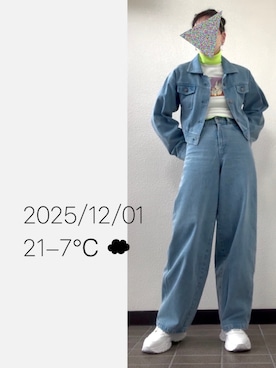 「NIKE(ナイキ)のアイテム(ヘアバンド)」を使った、hingeさん(レディース・161cm)の冬コーディネート