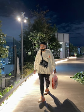 「NIKE(ナイキ)のアイテム(パーカー)」を使った、Ryota Kozakiさん(メンズ・165cm)の秋コーディネート