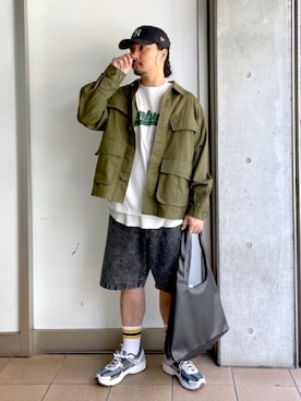 「NIKE(ナイキ)のアイテム」を使った、maru.さん(メンズ・175cm)の春コーディネート