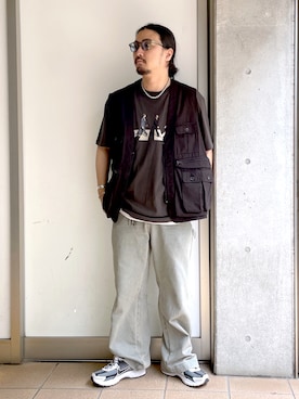 「NIKE(ナイキ)のアイテム」を使った、maru.さん(メンズ・175cm)の夏コーディネート