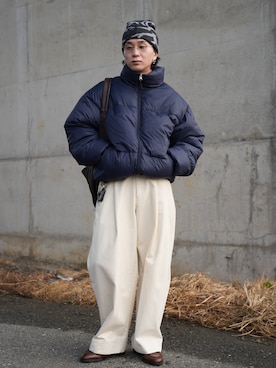 熊谷一平さん(メンズ・165cm)の冬コーディネート