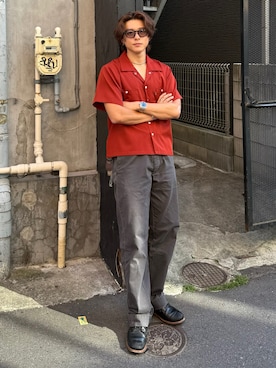 岡本幸大さん(メンズ・172cm)の夏コーディネート