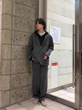 「URBAN RESEARCH DOORS(アーバンリサーチドアーズ)のアイテム(パーカー)」を使った、ITOさん(メンズ・180cm)の春コーディネート