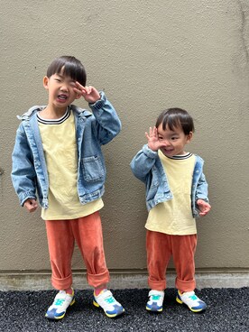 はこはこさん(キッズ・110cm)の秋コーディネート