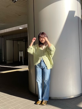 中島佑芽さん(レディース・152cm)の冬コーディネート