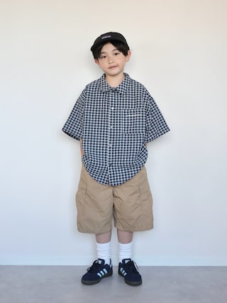 「patagonia(パタゴニア)の【PATAGONIA/パタゴニア】P-6 LABEL TRAD CAP/ラベル トラッド キャップ(キャップ)」を使った、ORITSUさん(キッズ・123cm)の春コーディネート