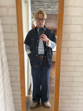 「adidas(アディダス)のアイテム(シューズ)」を使った、キャサさん(メンズ・171cm)の春コーディネート