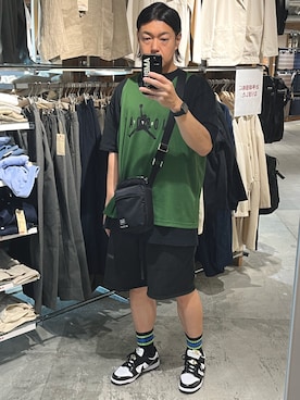 「AMBUSH(アンブッシュ)のアイテム(バッグ)」を使った、MaSaKiさん(メンズ・176cm)の夏コーディネート