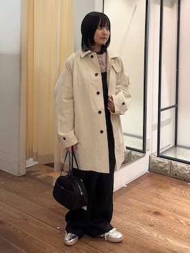 「URBAN RESEARCH DOORS(アーバンリサーチドアーズ)のアイテム(ボストンバッグ)」を使った、chihiroさん(レディース・153cm)の春コーディネート
