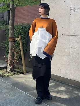 「UN3D.(アンスリード)のアイテム(その他トップス)」を使った、YURIKAさん(レディース・167cm)の夏コーディネート