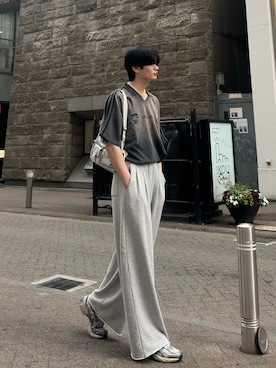 「NIKE(ナイキ)のアイテム(スニーカー)」を使った、ゆーたさん(メンズ・180cm)の夏コーディネート