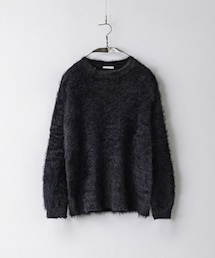 WYM LIDNM | FEATHER SMOOTH MELANGE KNIT(ニット/セーター)