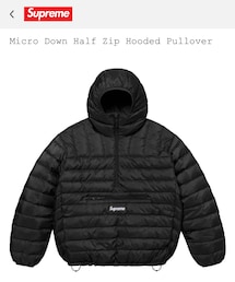 Supreme  | Micro Down Half Zip Hooded Pullover   Ｓ(ダウンジャケット/コート)