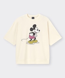 GU | スウェT(5分袖) Disney 1(スウェット)