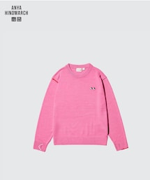 UNIQLO | メリノクルーネックセーター 120cm 2,990円(ニット/セーター)