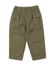 DENIM DUNGAREE | DD23AW 738606 US ARMY HERRINGBONEパンツ(KHAKI/130cm)(カーゴパンツ)