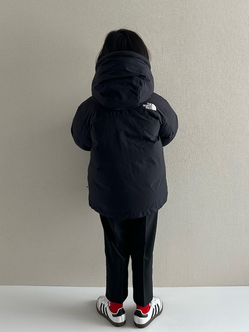 y___aさんの「THE NORTH FACE/ザ・ノース・フェイス キッズ ジャケット バルトロライトジャケット NDJ92433（THE NORTH FACE）」を使ったコーディネートの3枚目の写真