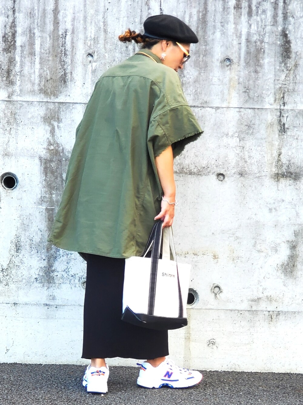 かーちんさんの「THE SHINZONE/シンゾーン　トートバッグ　TOTE MEDIUM（THE SHINZONE）」を使ったコーディネートの3枚目の写真