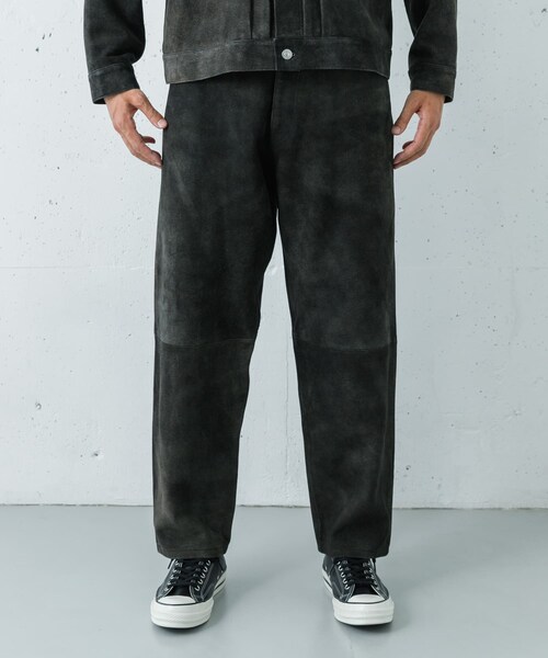 URBAN RESEARCH(アーバンリサーチ)の「『別注』SEVEN BY SEVEN×URBAN RESEARCH LEATHER WIDE PANTS(その他パンツ・メンズ・BLACK/NAVY・M/L)」の10枚目の写真