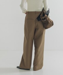 URBAN RESEARCH | ウールブレンドチェックワイドパンツ(その他パンツ)