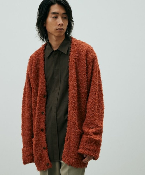 FEATHER YARN LOOSE CARDIGANの2枚目の写真