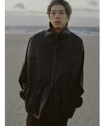 LIDNM | GOAT LEATHER TECH BLOUSON(ブルゾン)