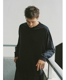 LIDNM | MILLED NZ MERINO WOOL L/S(Tシャツ/カットソー)