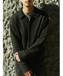 LIDNM | ALPACA KNIT SHIRT CARDIGAN(カーディガン/ボレロ)