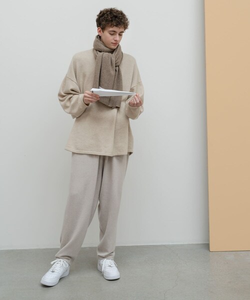 URBAN RESEARCH(アーバンリサーチ)の「dDdDdDd CASHMERE SUPER BIG CREW(ニット/セーター・メンズ・CCL GRAY/OATMEAL BE・S/M/L/XL)」の14枚目の写真