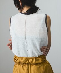 【J'aDoRe・店舗限定】【Batoner（バトナー） for SALON】別注リネンリンガーノースリーブ