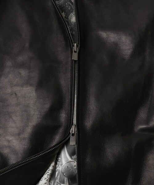 URBAN RESEARCH(アーバンリサーチ)の「『別注』semoh×URBAN RESEARCH Horse Leather Jacket(テーラードジャケット・メンズ・BLACK・2/3)」の14枚目の写真