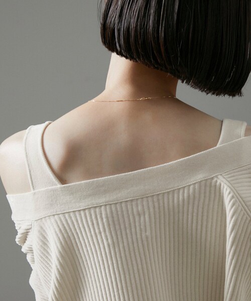 ブラパッド付タンクトップ-CreamyCotton /クリーミーコットン-の15枚目の写真