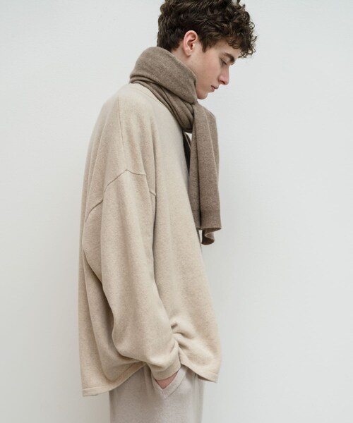 URBAN RESEARCH(アーバンリサーチ)の「dDdDdDd CASHMERE SUPER BIG CREW(ニット/セーター・メンズ・CCL GRAY/OATMEAL BE・S/M/L/XL)」の18枚目の写真
