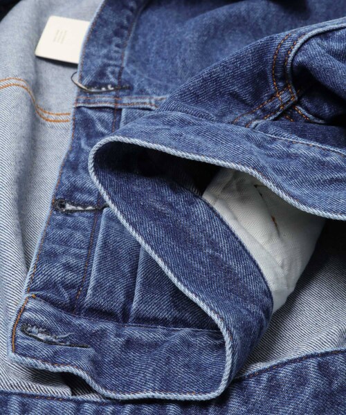 URBAN RESEARCH(アーバンリサーチ)の「KURO POWER SHOULDER DENIM JACKET(デニムジャケット・レディース・INDIGO・1)」の8枚目の写真