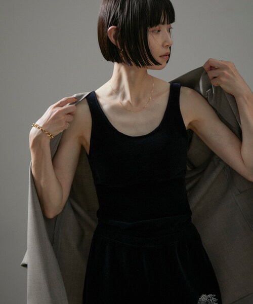 ブラパッド付タンクトップ-CreamyCotton /クリーミーコットン-の10枚目の写真