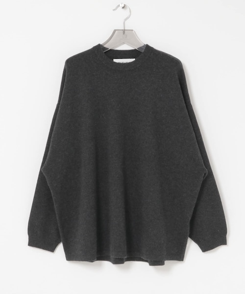 URBAN RESEARCH(アーバンリサーチ)の「dDdDdDd CASHMERE SUPER BIG CREW(ニット/セーター・メンズ・CCL GRAY/OATMEAL BE・S/M/L/XL)」の1枚目の写真