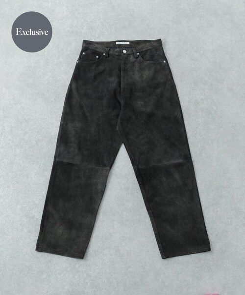 URBAN RESEARCH(アーバンリサーチ)の「『別注』SEVEN BY SEVEN×URBAN RESEARCH LEATHER WIDE PANTS(その他パンツ・メンズ・BLACK/NAVY・M/L)」の16枚目の写真