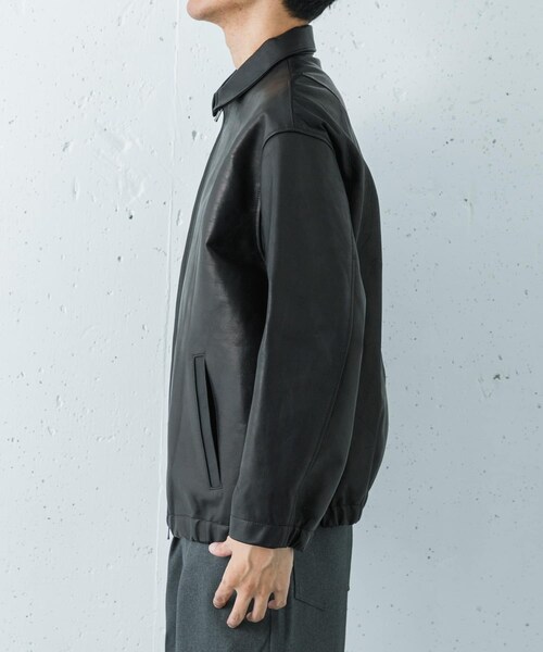 URBAN RESEARCH(アーバンリサーチ)の「『別注』semoh×URBAN RESEARCH Horse Leather Jacket(テーラードジャケット・メンズ・BLACK・2/3)」の11枚目の写真
