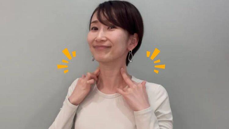 【ゴリゴリの肩にはこれ！】肩こりがスルッと軽くなる！辛い肩こりに効きすぎる「リンパマッサージ」
