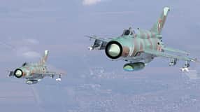 Mikojan-Gurewitsch MiG-21 an allen Orten.