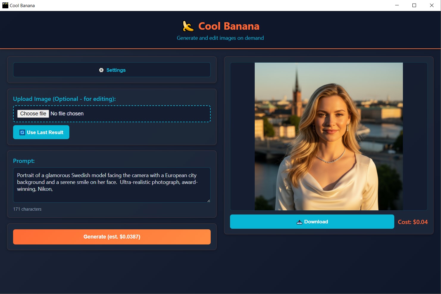 Cool Banana 2.0 - new Gemini 3 powered image maker