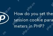 How do you set the session cookie parameters in PHP?