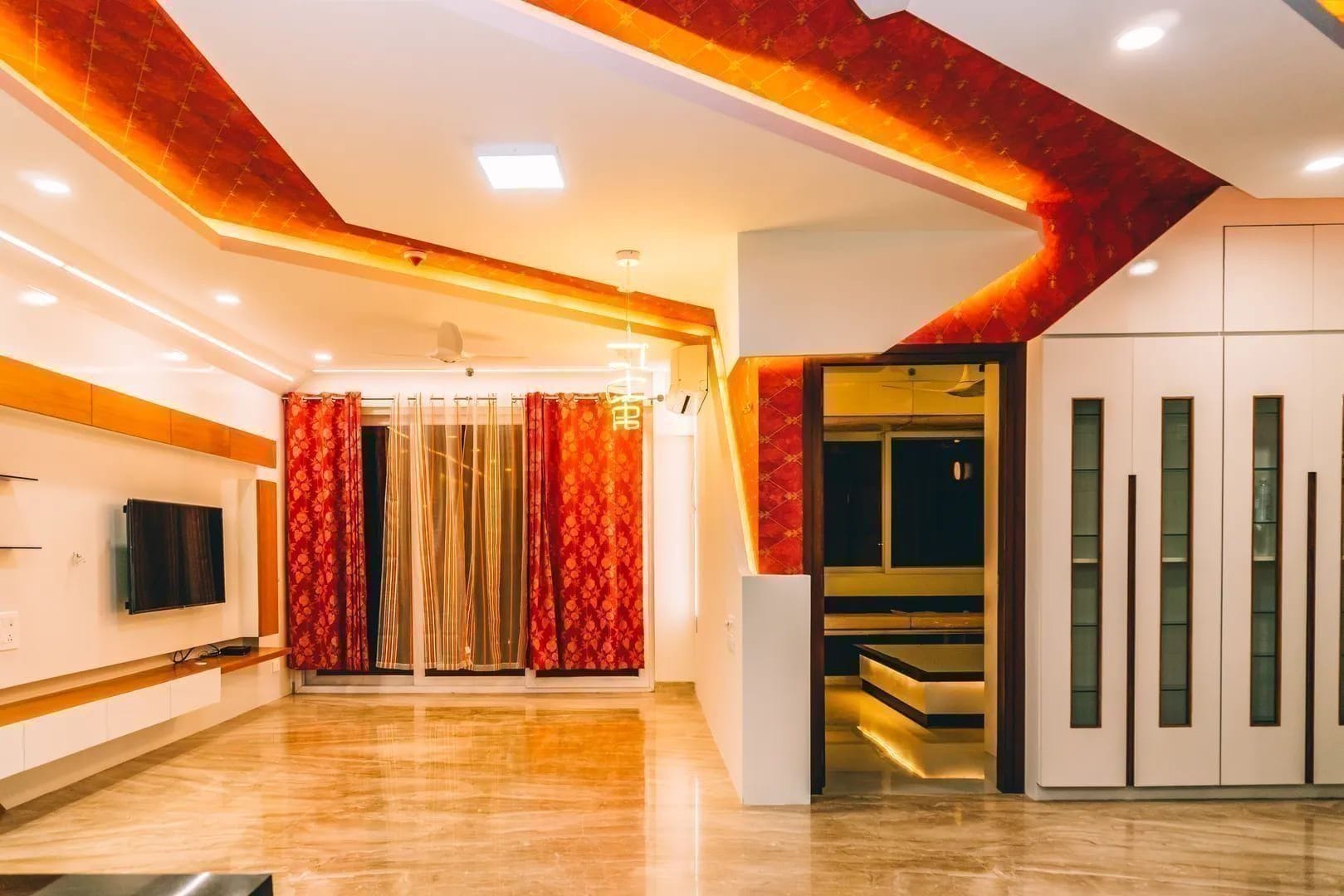 PVC Ceiling Design for Living Room
