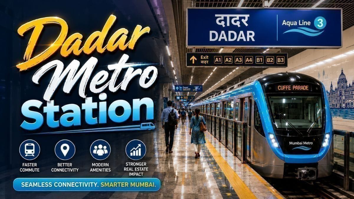Dadar Metro Station On Mumbai Metro Line 3