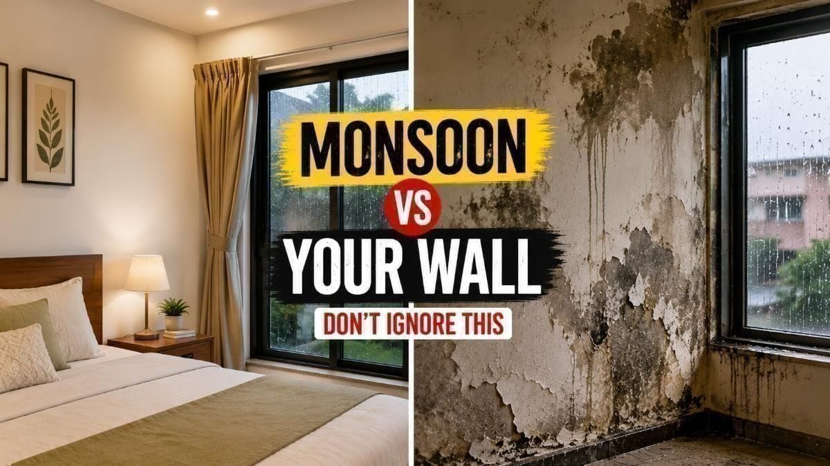dampness in wall identify and fix