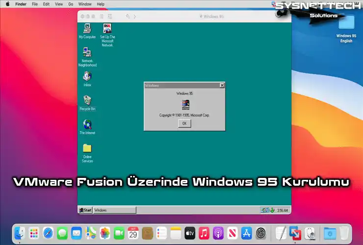 Mac / macOS’ta VMware Fusion Üzerinde Windows 95 Kurulumu