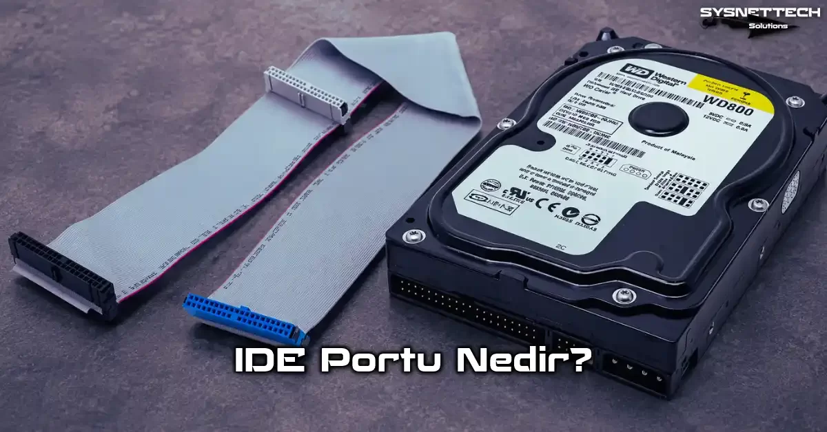IDE Portu Nedir? PATA Kablosu, Master Slave Disk Bağlantısı ve Jumper