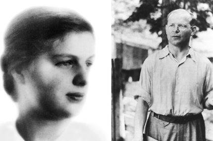 Maria von Wedemeyer: Die achtzehnjährige Maria von Wedemeyer war die Adressatin von Bonhoeffers letzten Briefen aus dem Gefängnis.++++++<br/>Maria von Wedemeyer und Dietrich Bonhoeffer