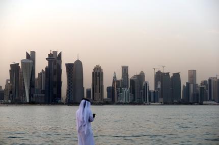 Katar: Blick auf Doha, die Hauptstadt von Katar.