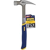 IRWIN Hammer, Fiberglass, General Purpose, Claw, 16 oz. (1954889) - Amazon.com